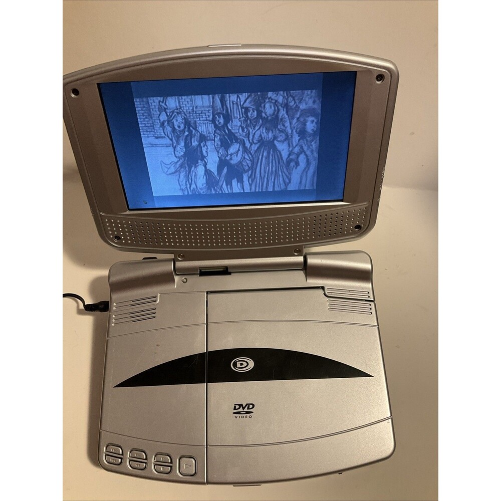 Durabrand Portable DVD Player Complete Charger Case WORKING 2005 6”  Dual-7B